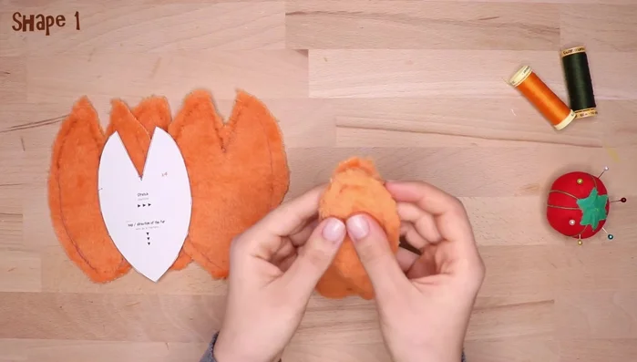 Repeat step 4 with the remaining two pieces.