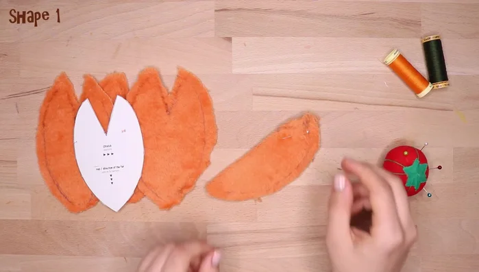 Repeat step 4 with the remaining two pieces.