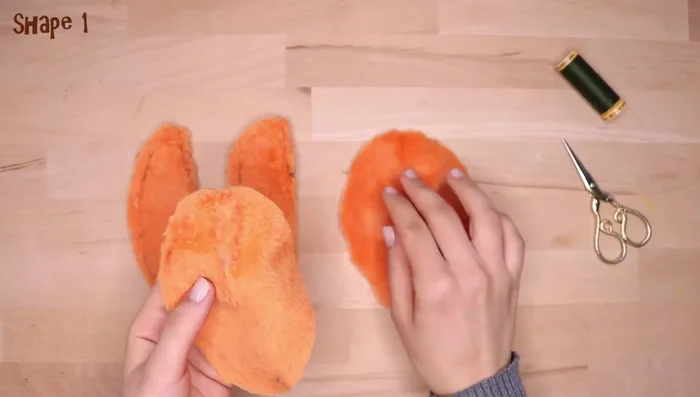 Repeat step 4 with the remaining two pieces.