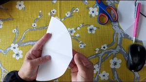 How to Cut a Perfect Round Tablecloth: The Folding Method