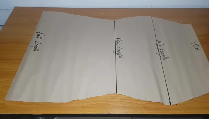 Cut out the inner layer.