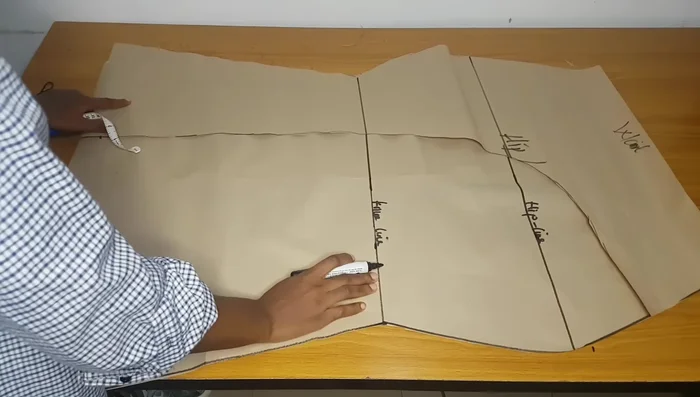 Cut out the outer layer.