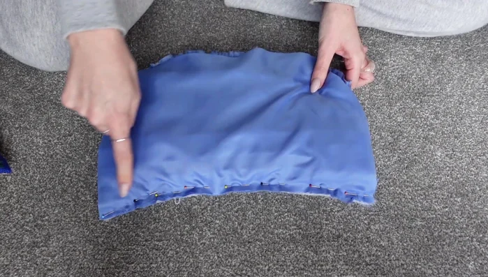 Attach Zipper to Back Body Pieces