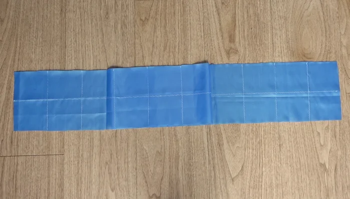 Shirring the Back Bottom and Handle Pieces