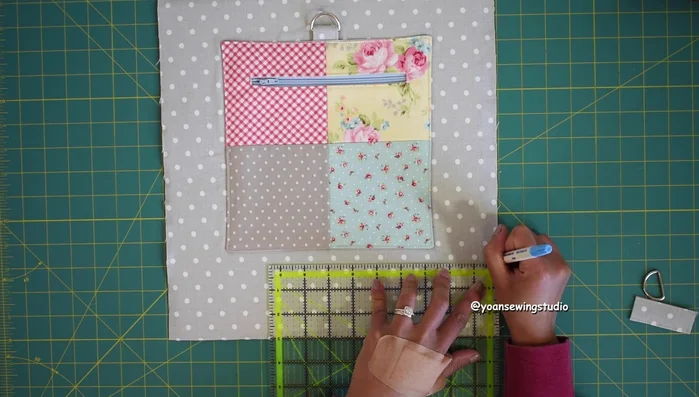 Install additional D-ring tabs at the bottom of the back exterior.