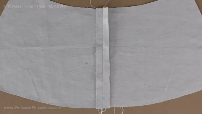 Press the seam open to make it flat.