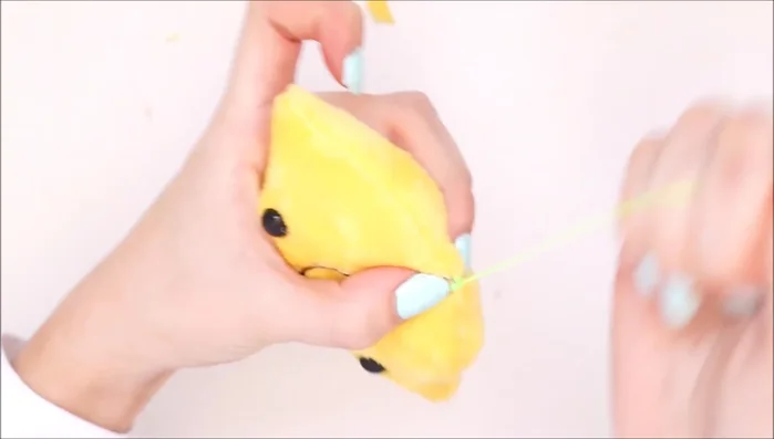 Attach a keychain to the top.