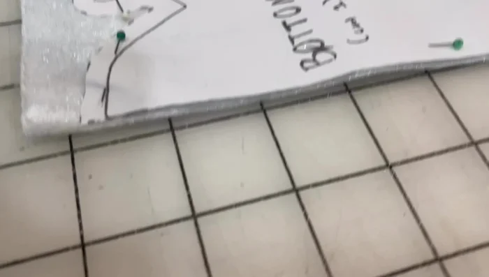 Cut out both fabric pieces.