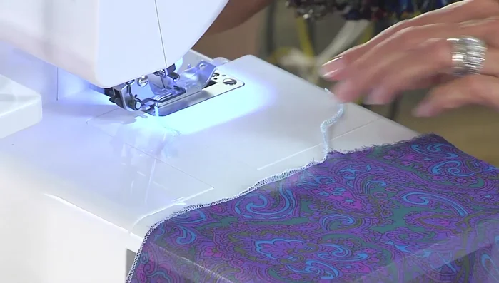 Trim any excess threads.