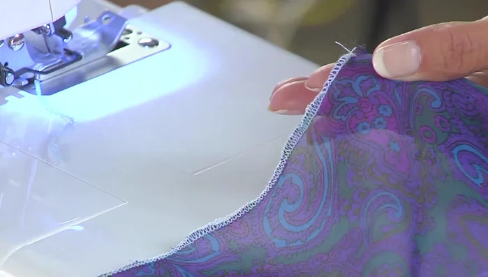 Trim any excess threads.