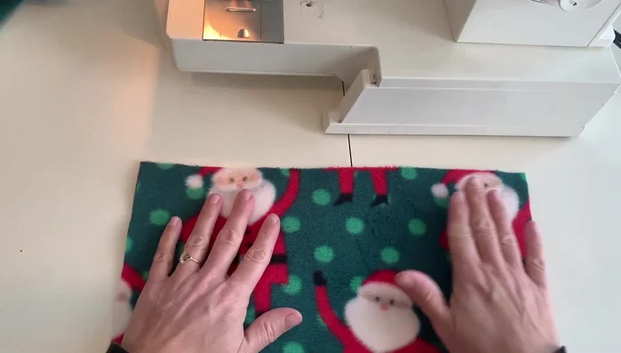 Clip the corners of the ties, turn right side out, and press flat.