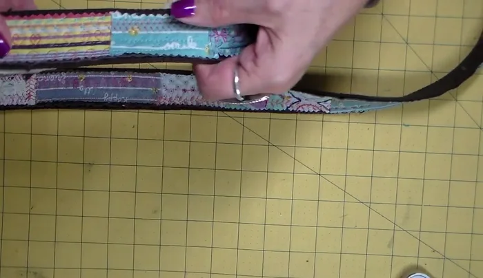 Reattach the buckle to the finished belt.