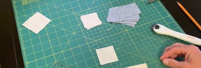 Trim off the excess fabric.