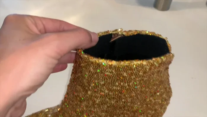 Wrap soft elastic around the inside for comfort and a clean finish.