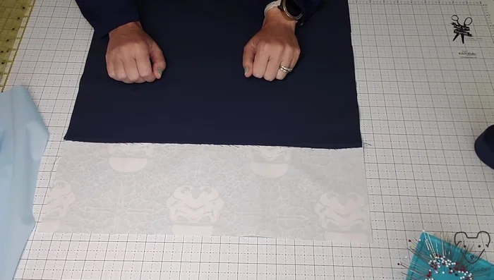 Create precise fold-overs using Chris Van Allen's method: mark a 1-inch line for a 1/2-inch fold, and a 3-inch line for a 1 1/2-inch fold. Fold and press.