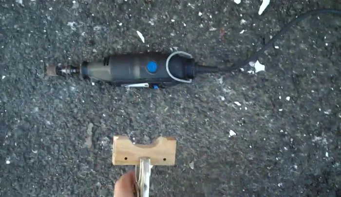 To prevent screws from showing, pre-drill holes in the wood using a drill bit the same size as the screw heads.