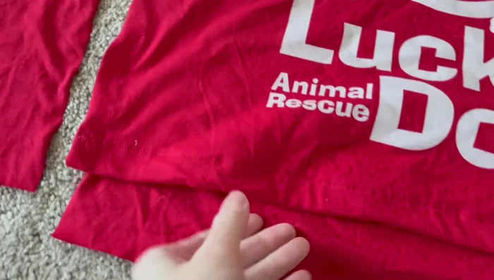 Sew a seam across the side seams.