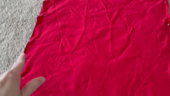 Sew a seam around the entire pillowcase, leaving the opening at the bottom.