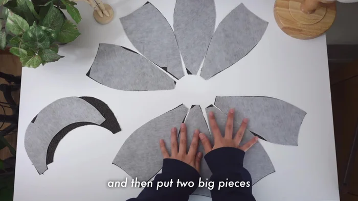 Trim seam allowances close to the stitching.