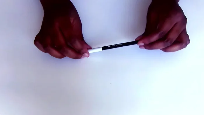 Mark the shoe: Use eyeliner or chalk to mark eight dots on each shoe (three on each side, one on top, one in the back) to indicate where the fabric flaps will be glued.