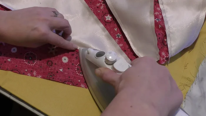 Press all sewn seams open.