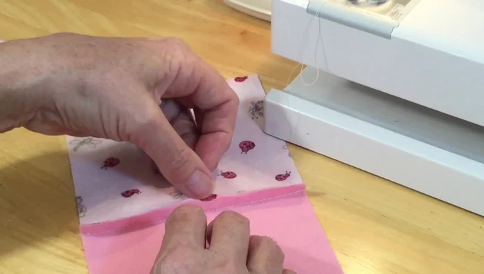 Open the seams of the paired squares and press flat.