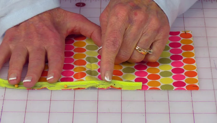 Trim the excess piping.