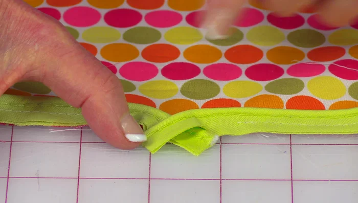 Trim the excess piping.