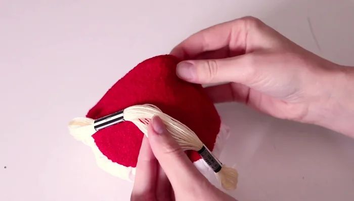 Aging the hat edges with watered-down coffee.