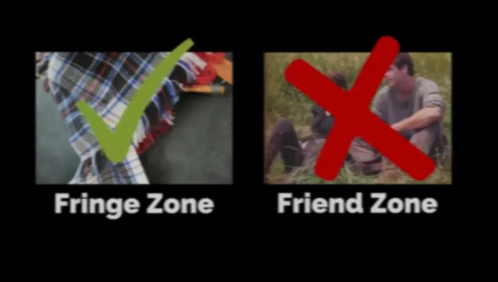 Sew the two pieces of flannel together along both the front and back sides, stopping before the fringe section.