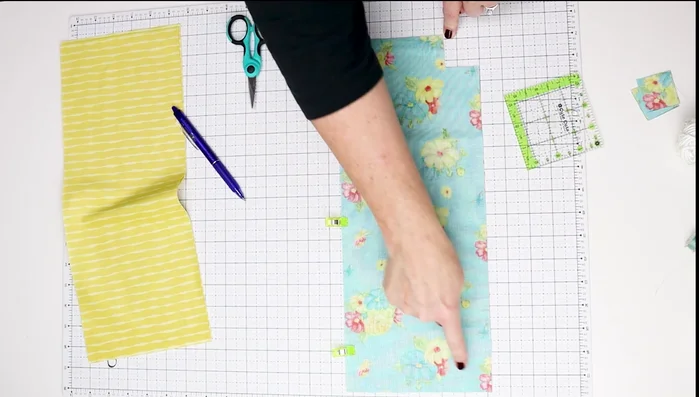 Sew Exterior and Lining: Sew the long sides and bottom of the exterior and lining pieces together (right sides together), leaving a 3" opening on one long side of the lining for turning.