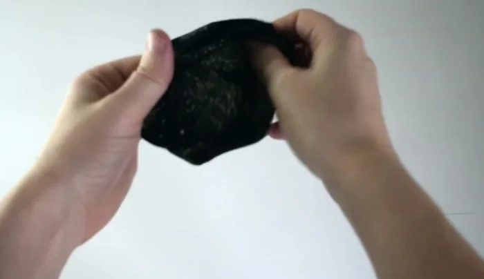 Turn inside out: Turn the coaster right side out through the gap.