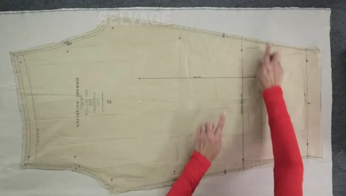 Press the inseam allowance towards the back.