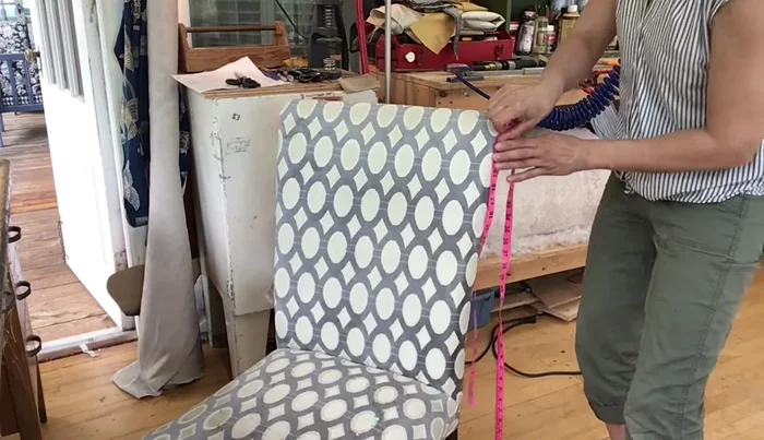 Cut and sew liners for the skirt and outside back panels to prevent seam visibility and improve drape.