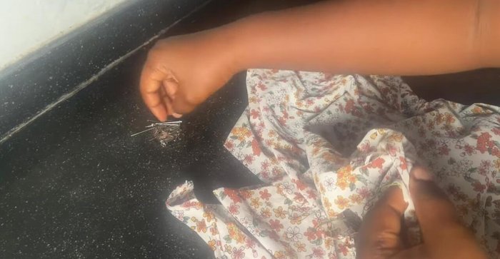 Finish sewing and turn the garment right side out.