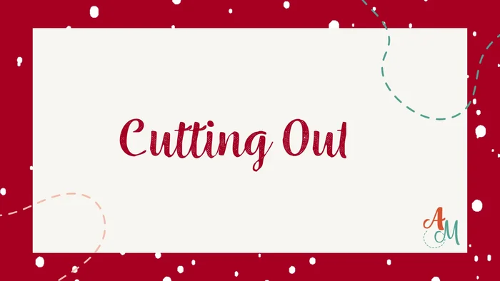 Cut a lining fabric piece using the outer piece as a pattern.