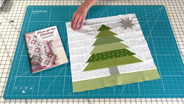 Assemble the rows to create the finished block.