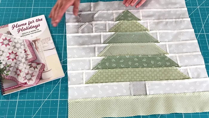 Press all rows towards the top of the block.