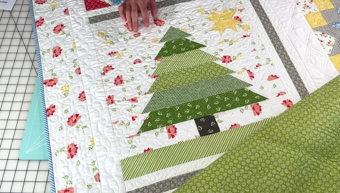 Choose a different print for the trunk than the star.