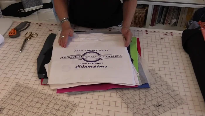 Trim squares to exact size.