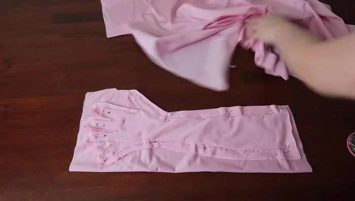 Sew second glove: Repeat steps 6-8 for the second glove.