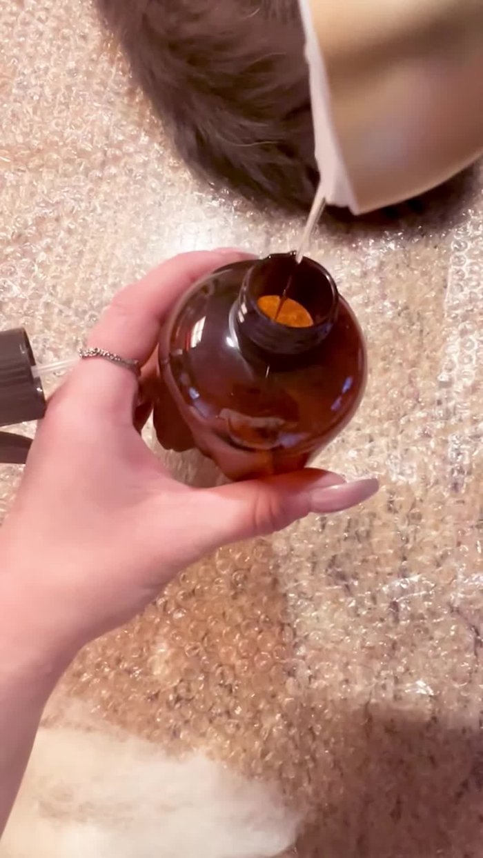 Trace your triangle pattern onto a sheet of bubble wrap (bubbles facing up) and spritz it with water.