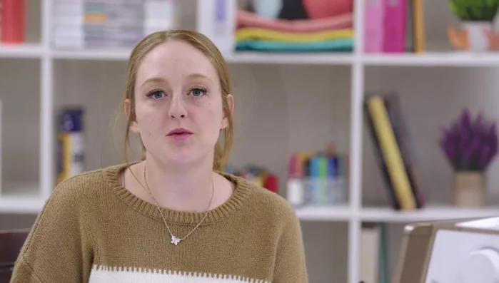 Remove from the hoop and tear away stabilizer. Trim any fraying minky fabric, if desired.