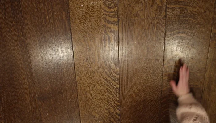 Attach the two bodice pieces at the side seams. Place right sides together, match seams, pin, and sew with a half-inch seam allowance. Serge excess fabric.