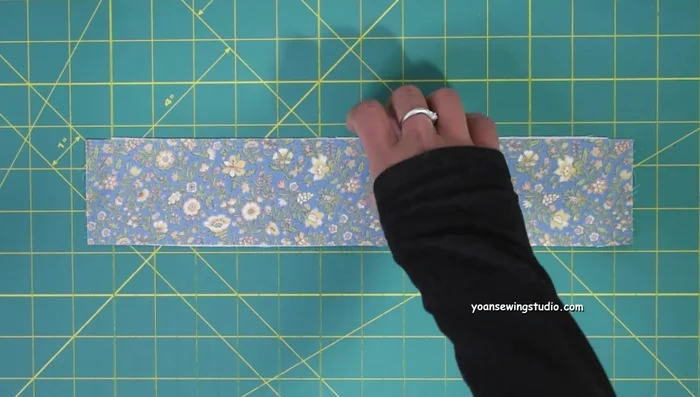 Prepare Panel 4. Cut notches. Install magnetic snap closure (2 inches down from top center).