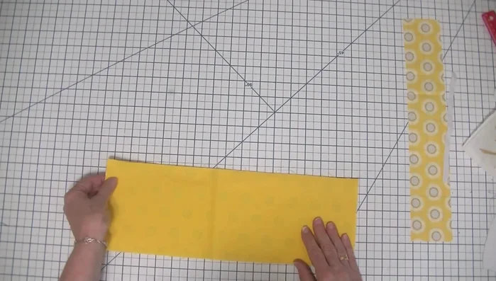 Turn the headband right sides out and press. Top stitch along the seams with an 1/8 inch seam allowance.