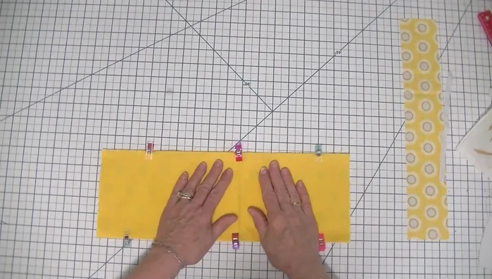 Turn the headband right sides out and press. Top stitch along the seams with an 1/8 inch seam allowance.