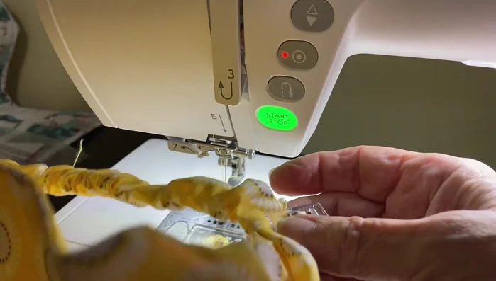 Stitch across the accordion ends again to fully secure and finish the project.