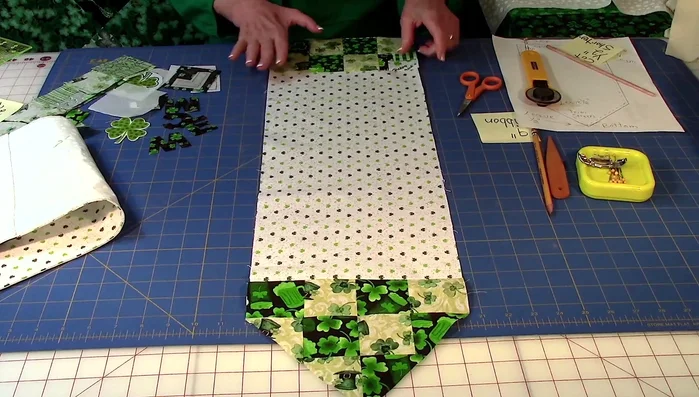 Stitch appliqués: Using an open-toe presser foot (recommended), stitch around each appliqué letter using a small satin stitch or zigzag stitch.