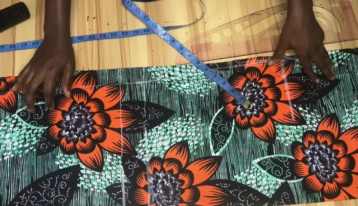 Mark zip allowance (1.5 inches at the waist, 2 inches at the hip, 1.5 inches at the knee). Curve the zip allowance lines.